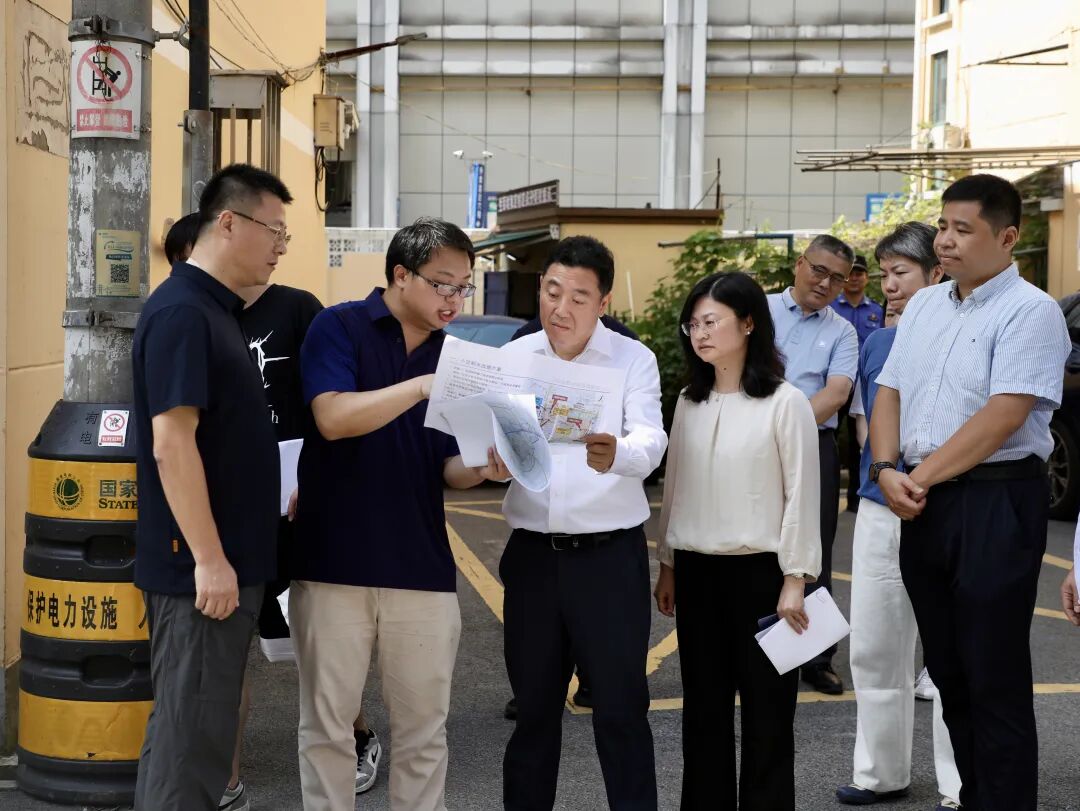 区委书记孔福安检查防汛防台工作