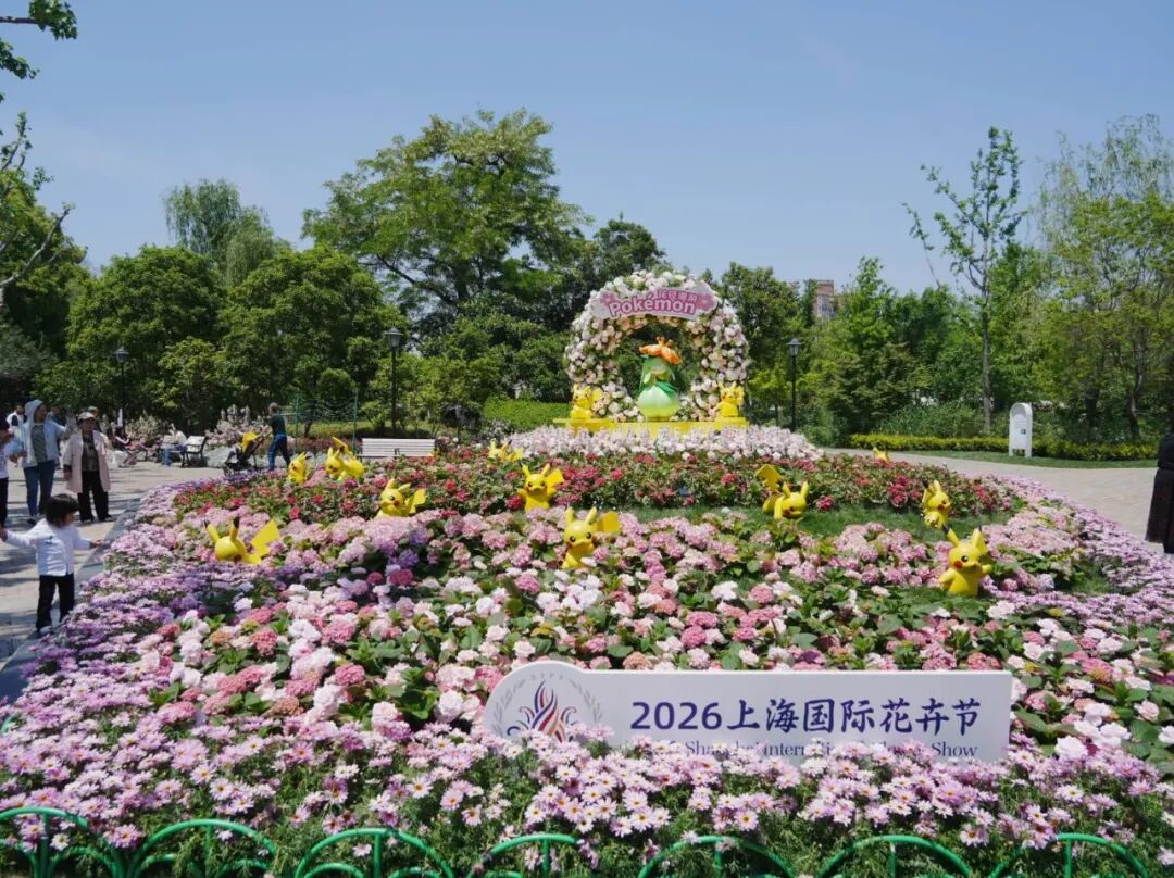 中山公园免费送盆栽啦！长宁用这种方式让花卉节不散场