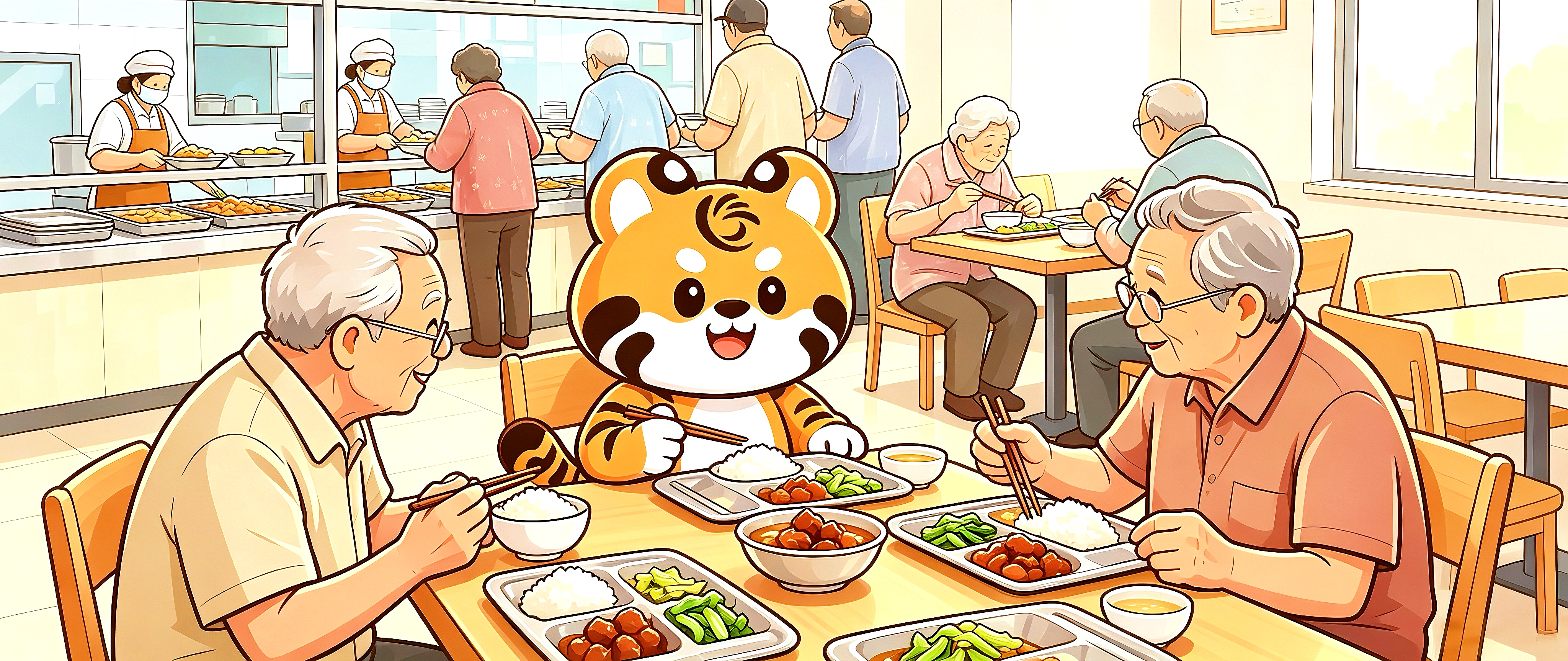 长宁社区长者食堂，双优覆盖率全市第一