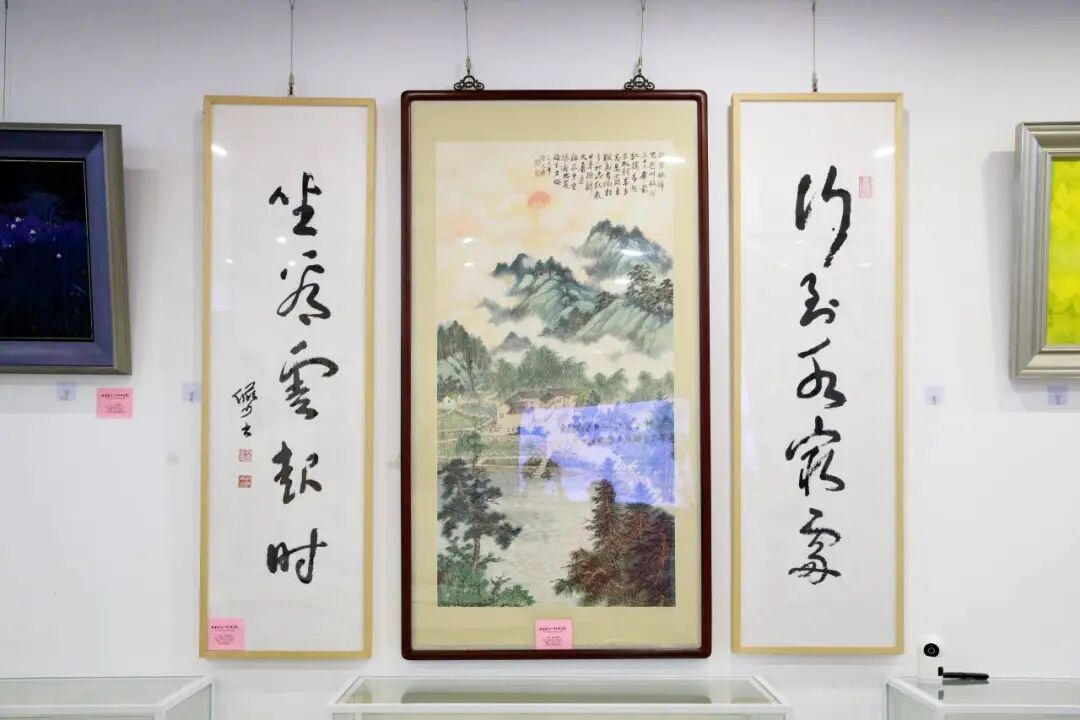 长宁这个艺术展把“同心华章”融进书画里